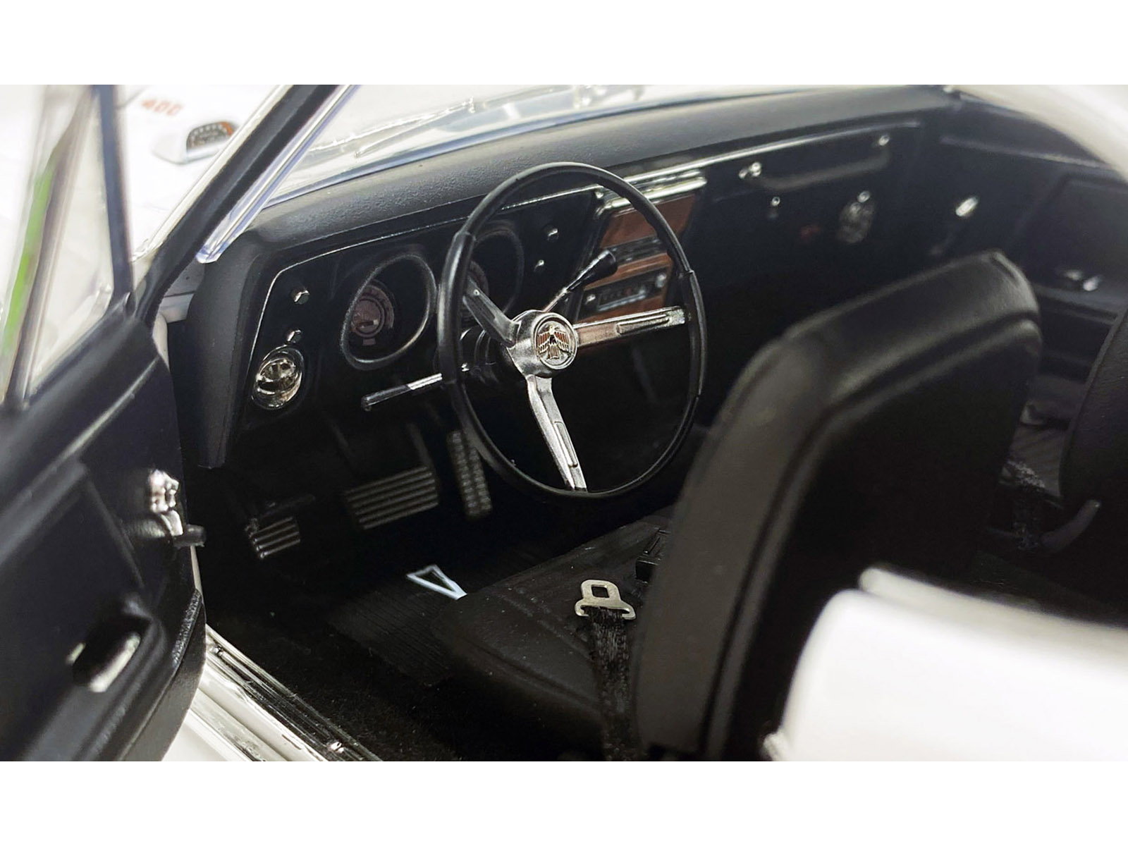 1968 Pontiac Firebird "First Ram Air II" White Limited Edition to 400 pieces Worldwide 1/18 Diecast Model Car by ACME