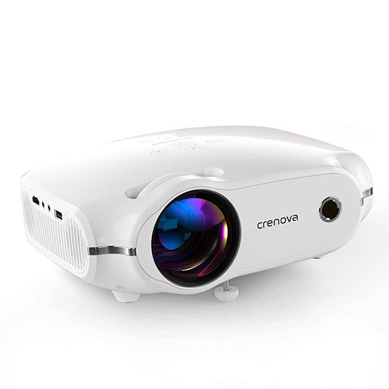 Mini Projector1080P Full HD Supported Portable Phone Projector4500 Lux Movie Projector for Home Theater Outdoor HDMI Projector with Max 200quot Projection Size Compatible with iPhone iOS