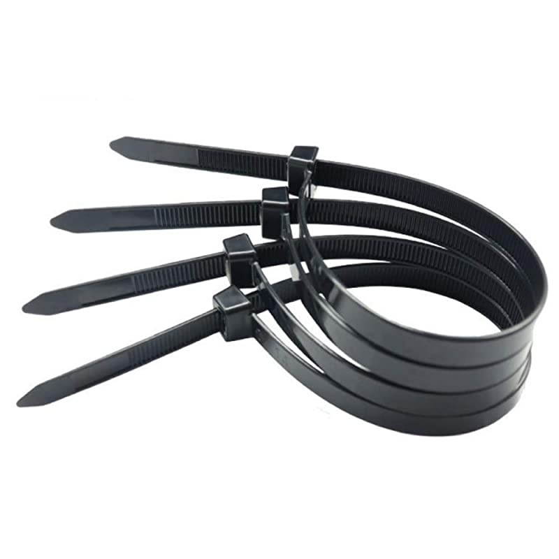 ties Wire ties Zip ties 12 inch Black Zip ties 100 per pack Environmentally friendly Industrial quality Uses 3 latches for stronger locks With 60 Pounds Tensile Strength