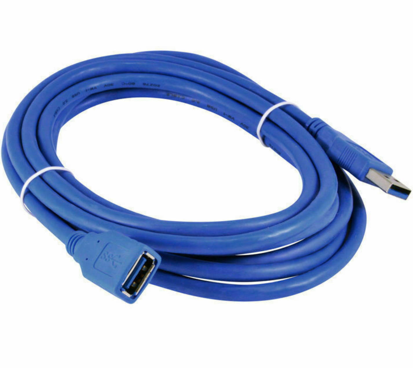 Premium 5FT 10FT 15FT USB 3.0 A Male to Female Extension Cable Cord Blue