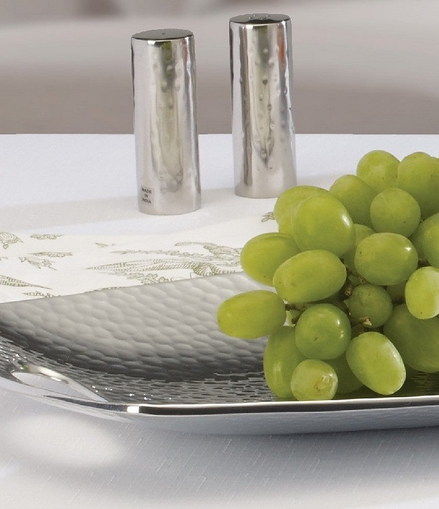 Towle Silversmiths Hammered Salt & Pepper Shaker Set