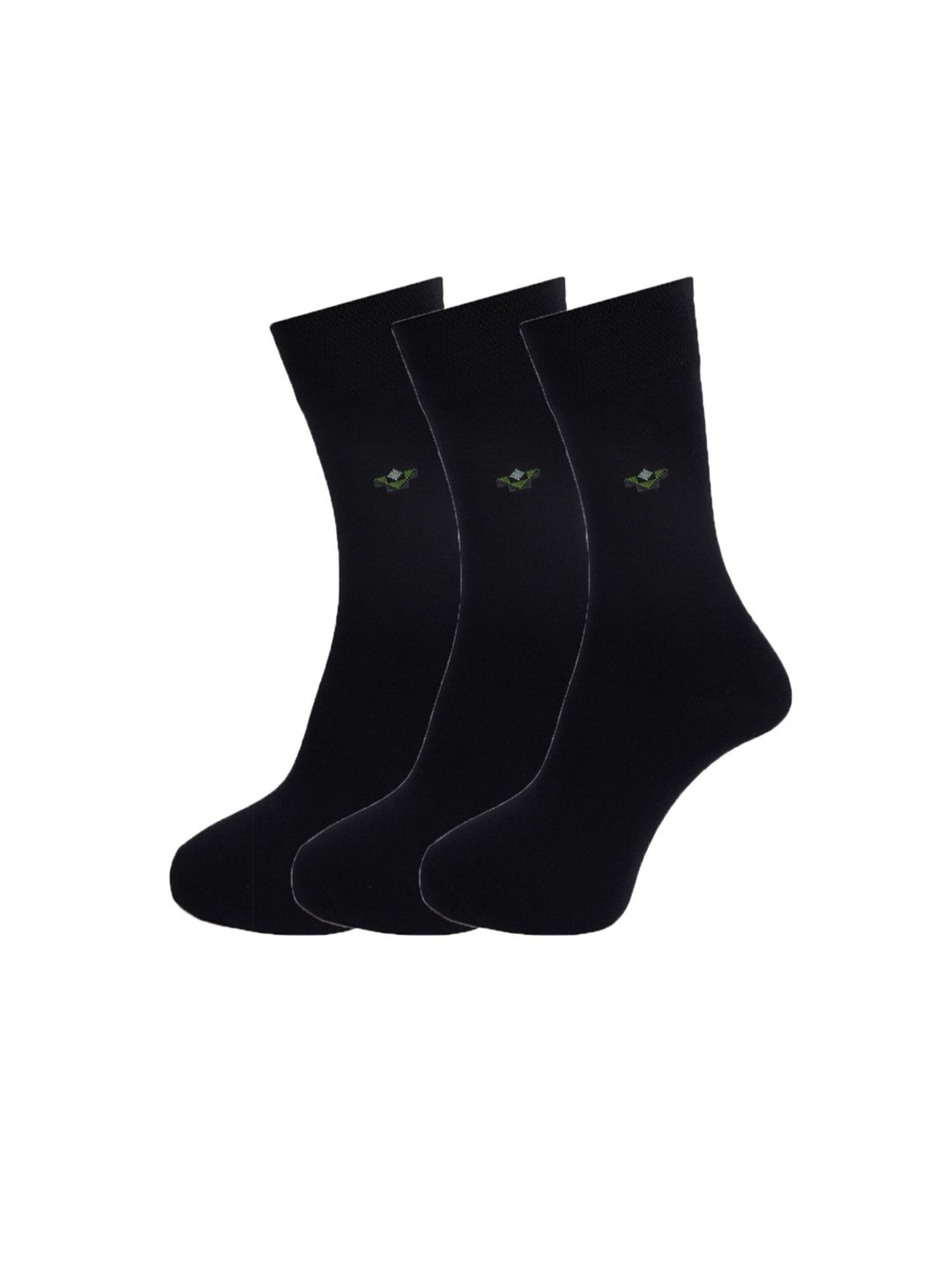Dollar Navy Full Length Socks (Pack of 3)