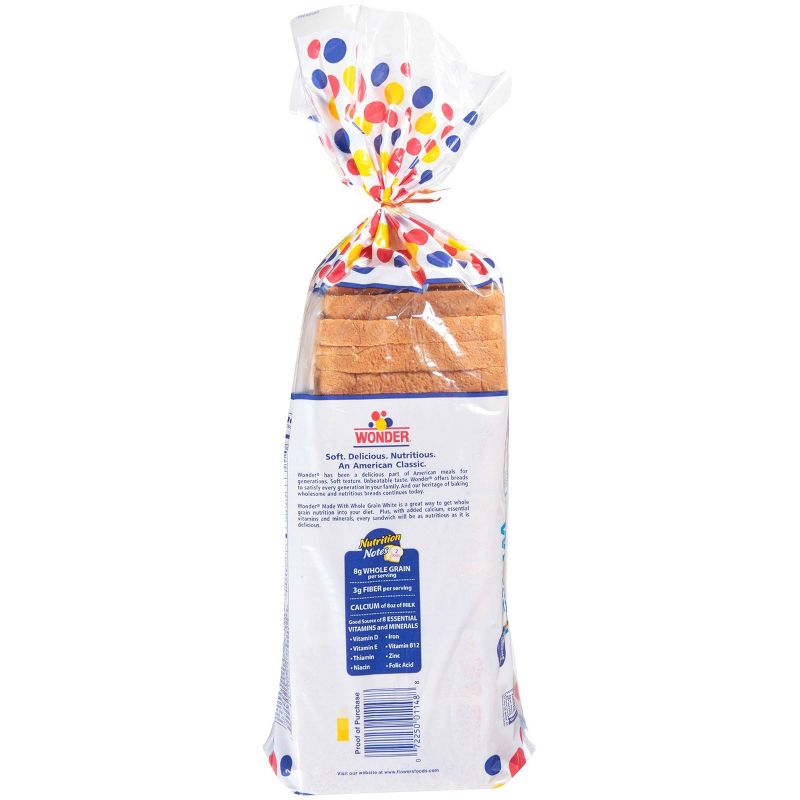 Wonder Whole Grain White Bread - 20oz