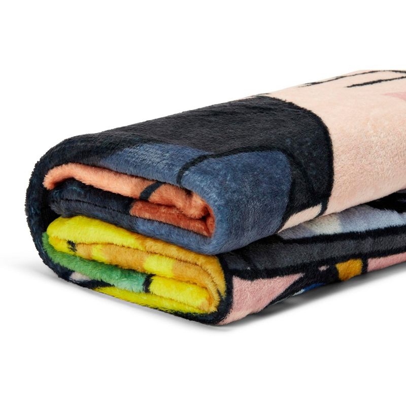 Just Funky Naruto Shippuden Naruto Uzumaki Character Fleece Throw Blanket | 60 x 45 Inches