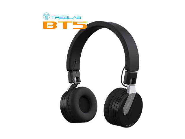 TREBLAB BT5 Ultimate on-ear wireless headphones with True-HD Sound