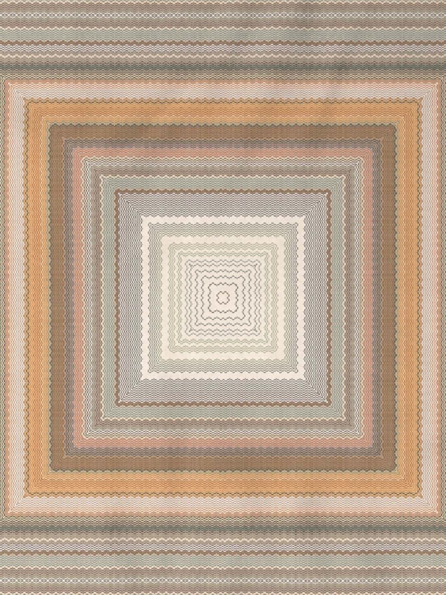 DDecor Geometric Brown 150 TC Cotton Single Reversible Dohar