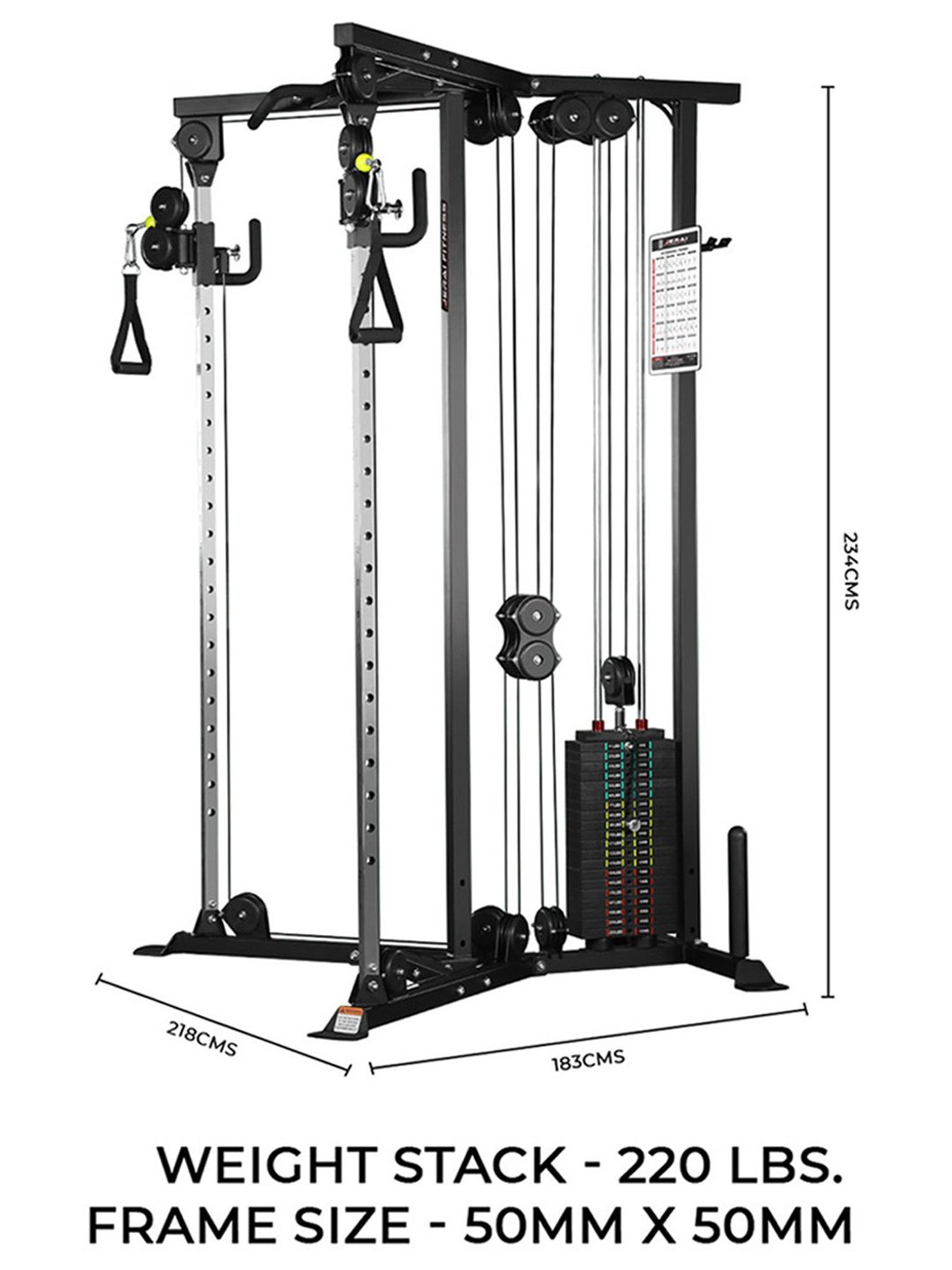 Jerai Fitness JHMPT Personal Trainer (Black)