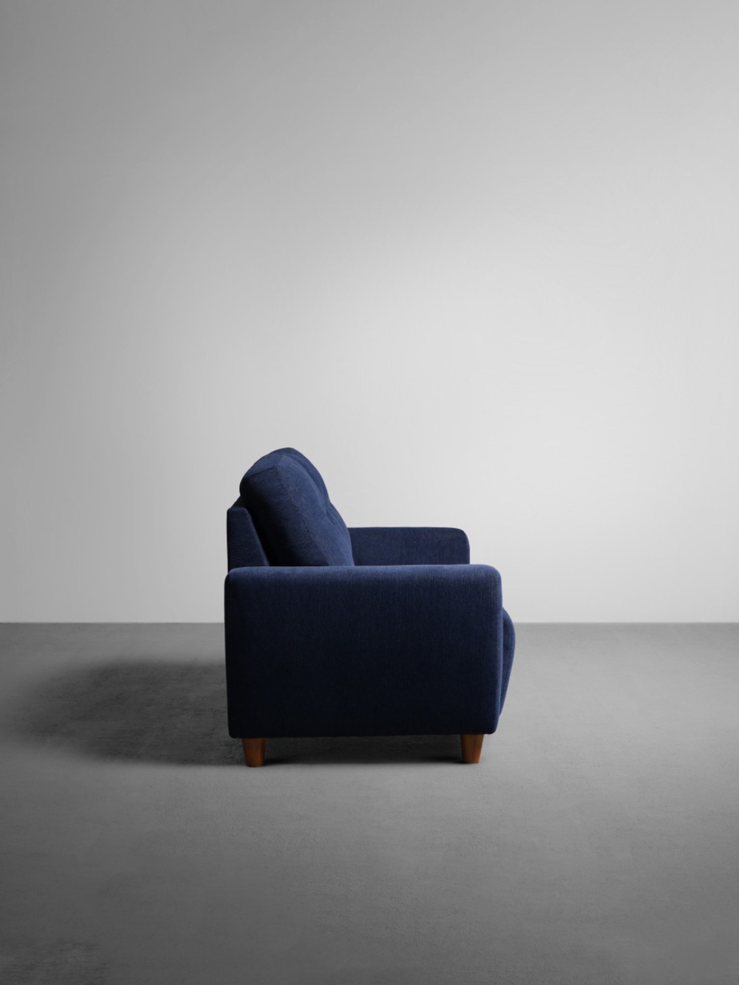 Sleepyhead Yolo Berry Blue Fabric 2 Seater Sofa