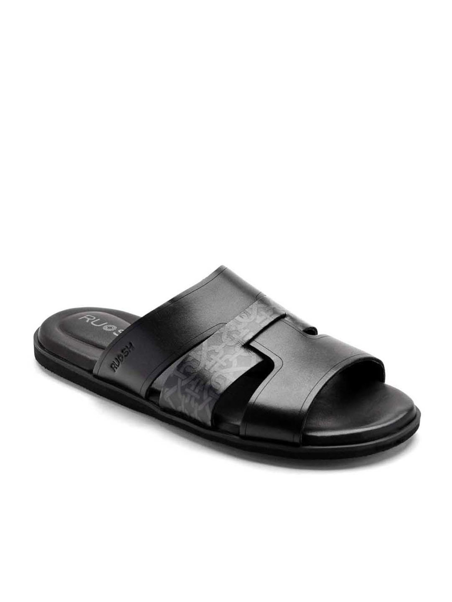 Ruosh Men's The Cooper Black Casual Sandals