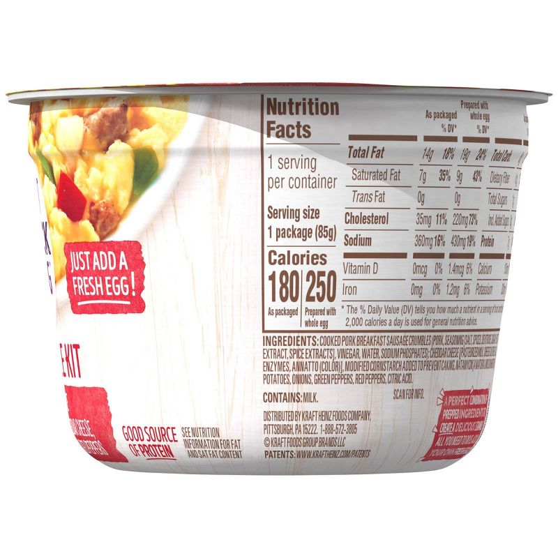 Ore-Ida Just Crack an Egg Ultimate Scramble Kit with Sausage and Cheese - 3oz