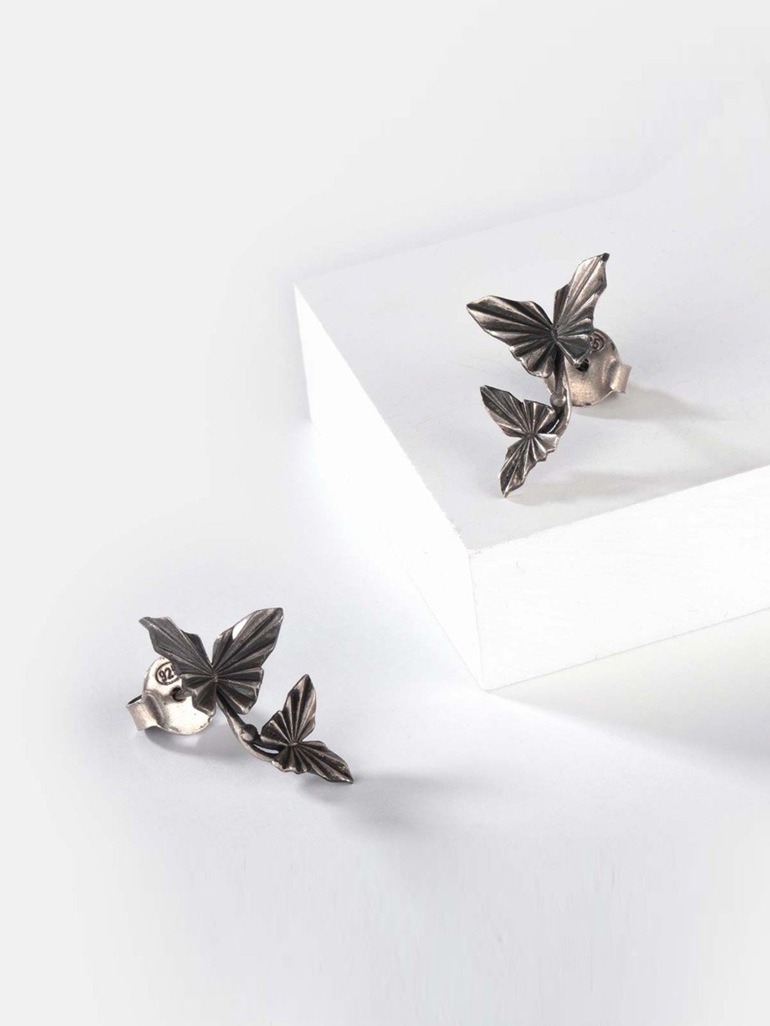 Shaya 92.5 Sterling Silver Chasing My Impromptu Opportunities Earrings for Women