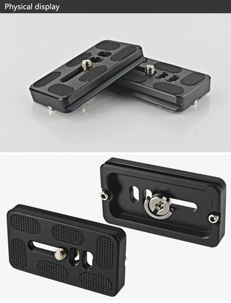PU70 Quick Release Plate Mounting Plate Bracket for Benro B0 B1 B2 Camera Tripod