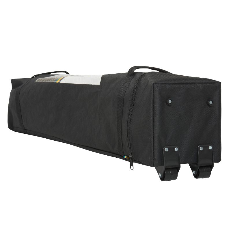 Costway Outdoor 2-Tier 10'x10' Gazebo Canopy Shelter Awning Tent Patio Garden Screw-free structure Brown