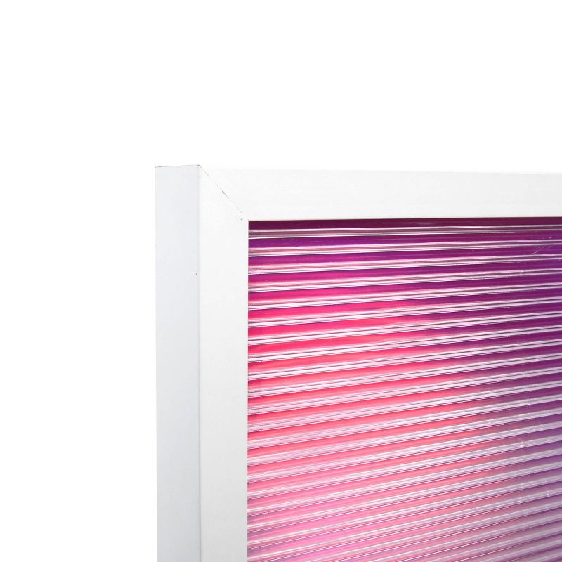 Metallic Letter Board Iridescent Pink/White - New View