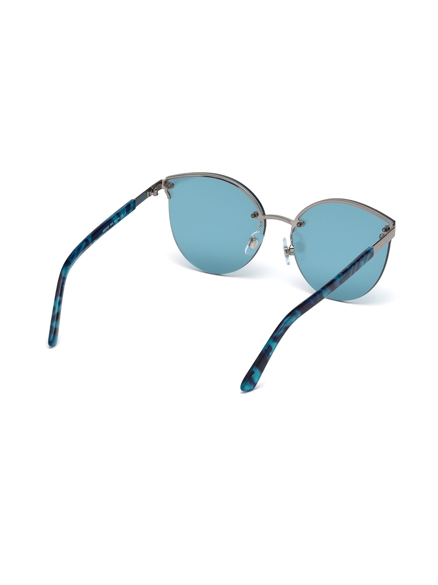 WEB EYEWEAR Blue Cat Eye Sunglasses Designed in Italy