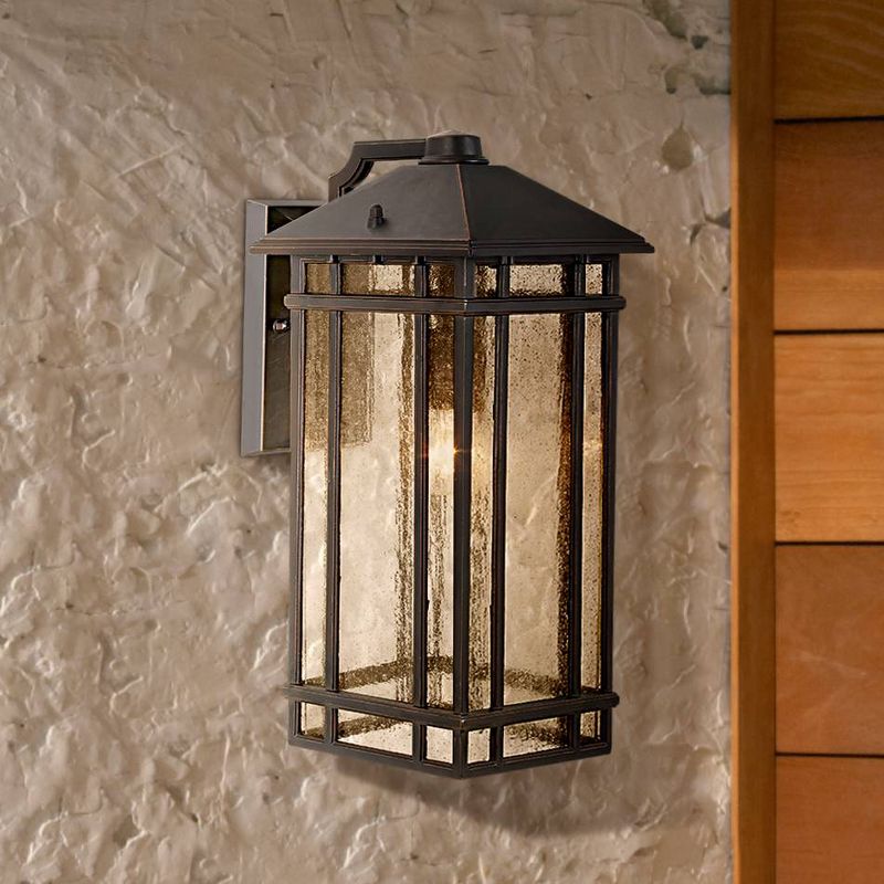 Kathy Ireland J du J Sierra Craftsman 16 1/2" High Outdoor Wall Light
