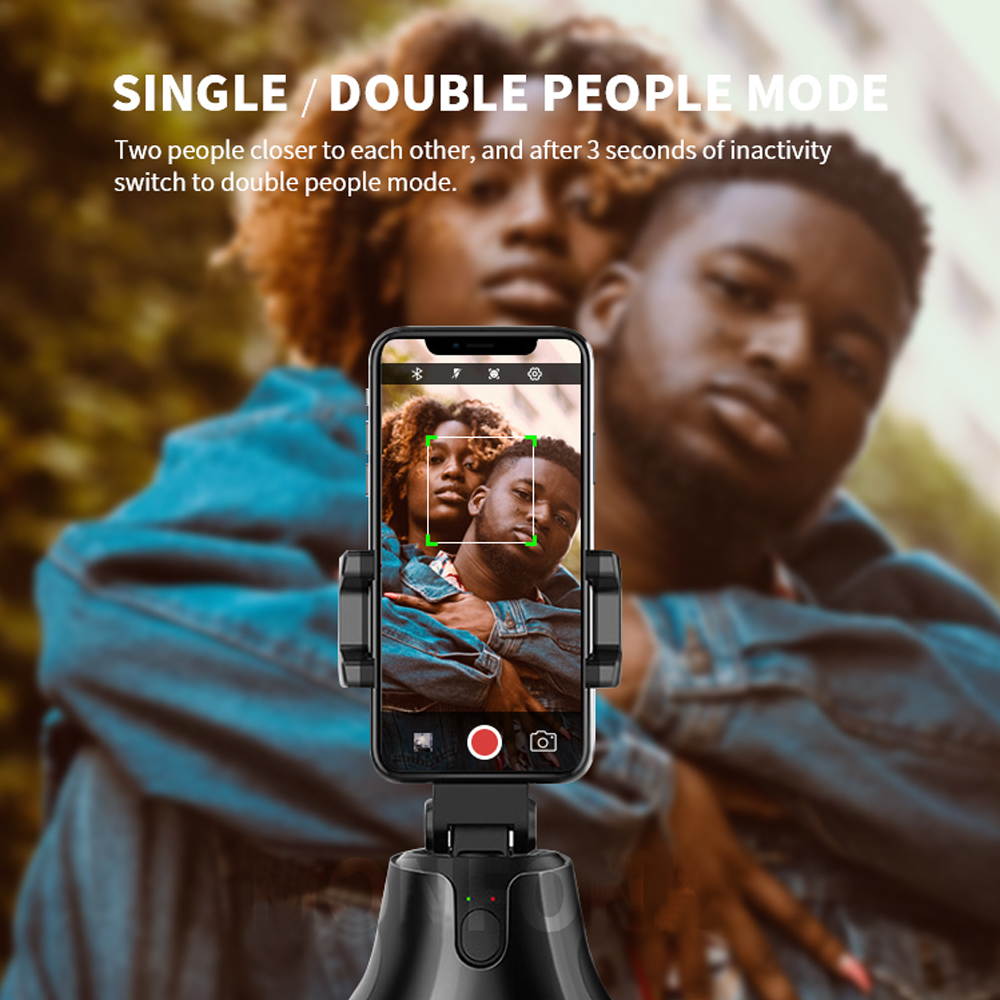 360&deg; Swivel & Pan Rotating Motion Tracking SmartPhone Mount [Face & Object Motion Tracker] For Photos and Videos