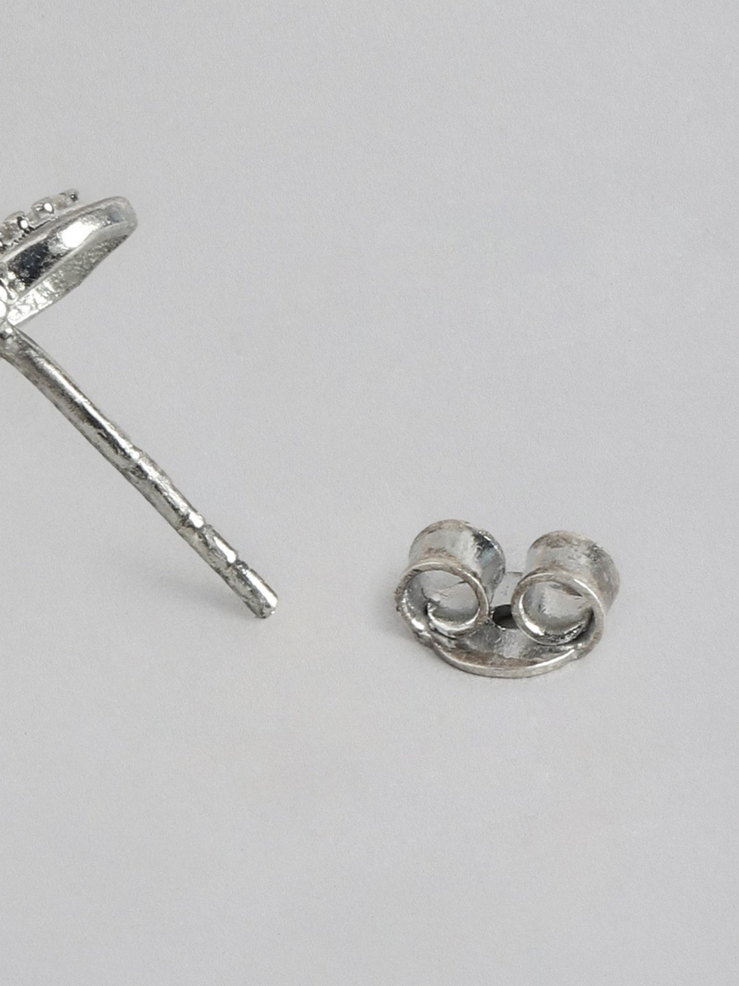 Zavya Elegant Butterfly CZ Studded 92.5 Sterling Silver Stud