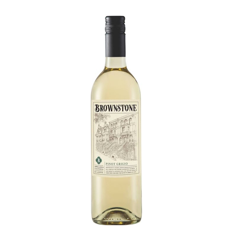 Brownstone Pinot Grigio White Wine - 750ml Bottle