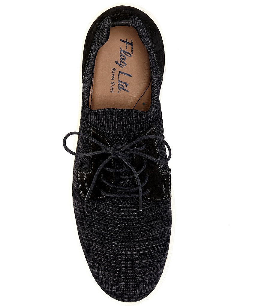Flag LTD. Men's Boardwalk Plain Toe Lace-Up Knit Sneakers