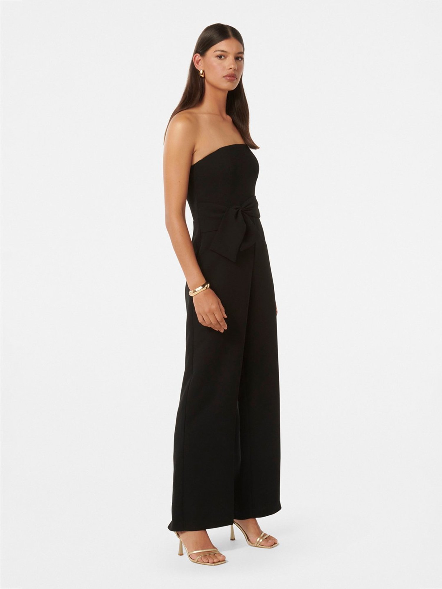 Forever New Vicky Strapless Bow Jumpsuit