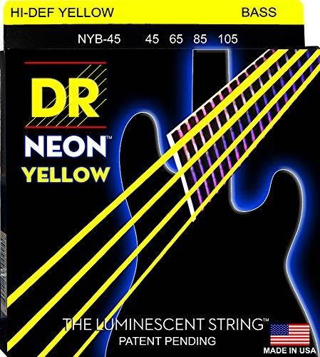 dr strings hidef neon bass guitar strings nyb45