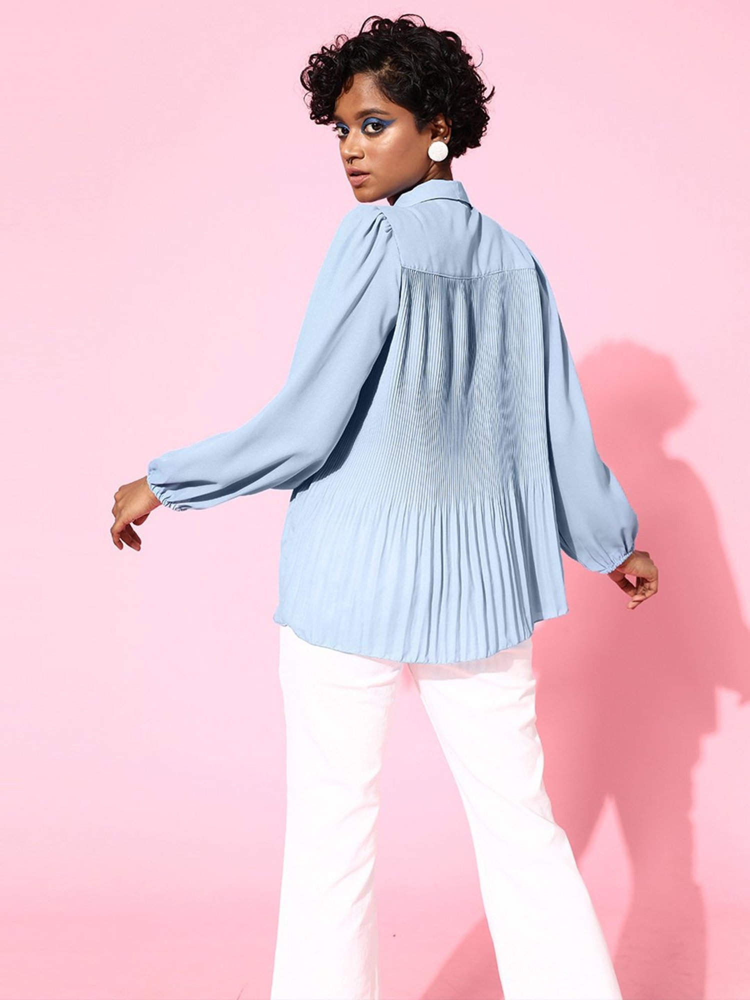 Melon by PlusS Blue Top