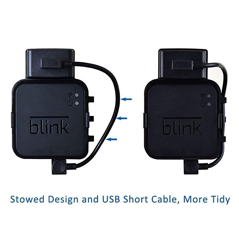 Blink Outdoor Camera Mount Bracket with Outlet Wall Mount for Blink Sync Module 2 for Blink Outdoor Camera System (Blink Camera Not Include) 2PACK