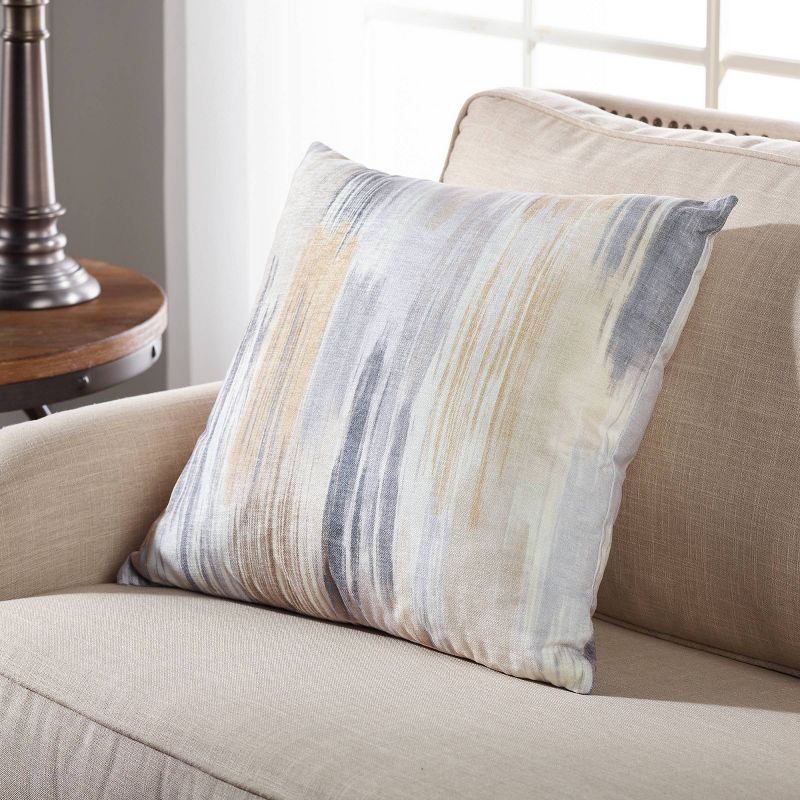 20"x20" Oversize Expressions Square Throw Pillow Neutral - Sure Fit