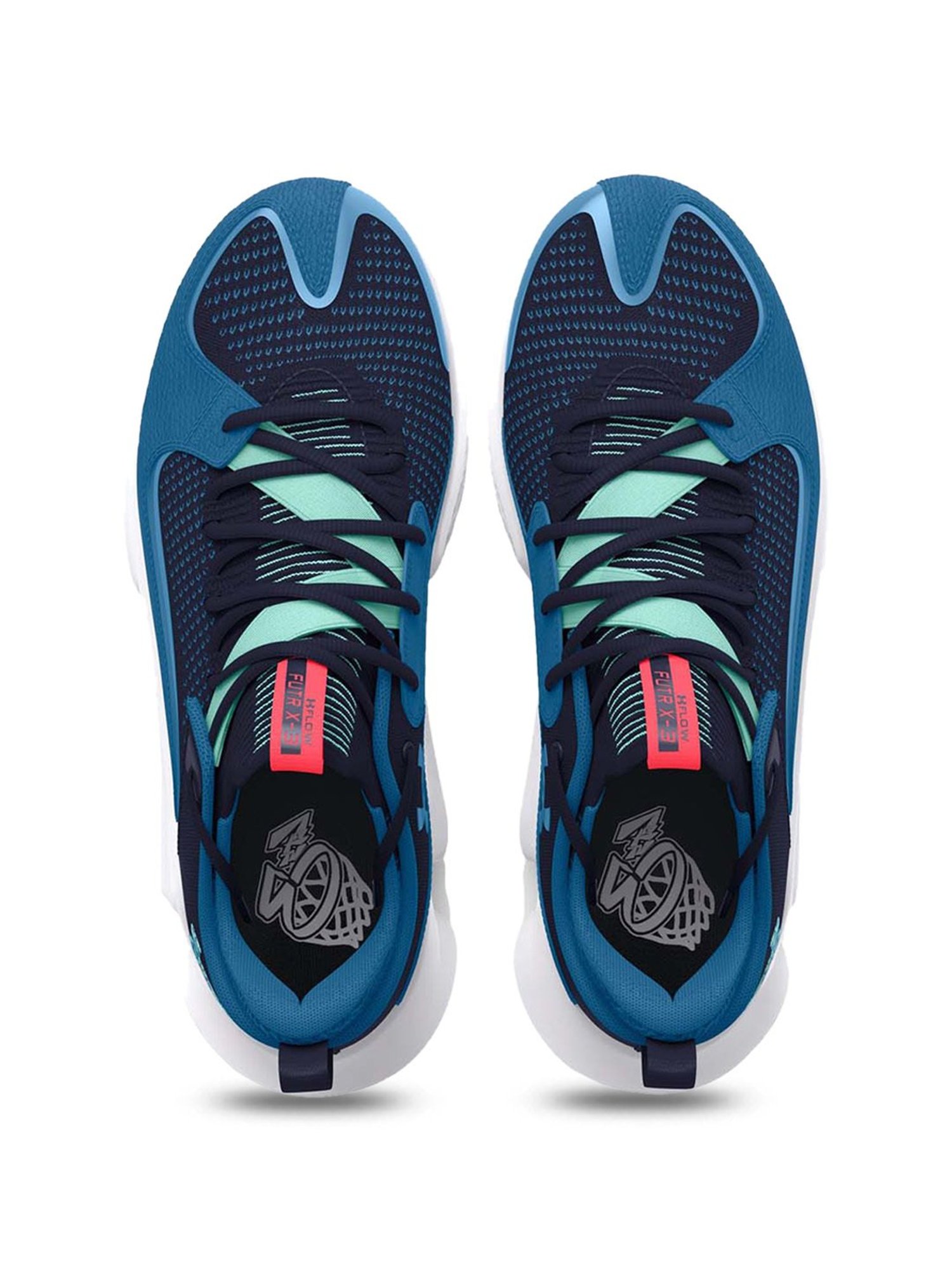 Under Armour Men's FLOFUTR X 3 L3 Blue Basketball Shoes