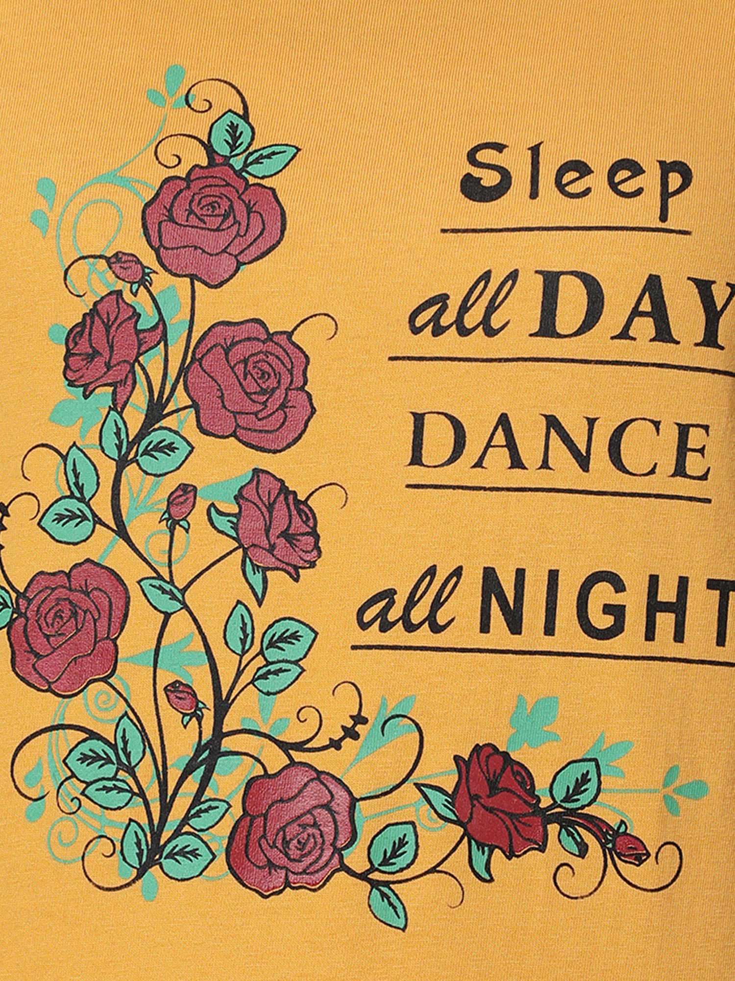 Kryptic Yellow & Beige Cotton Graphic Print T-Shirt (Pack Of 2)