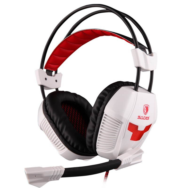 SADES A30 USB Gaming Headphone Headset Stereo 7.1 Surround with Mic for PC Computer Laptop Game