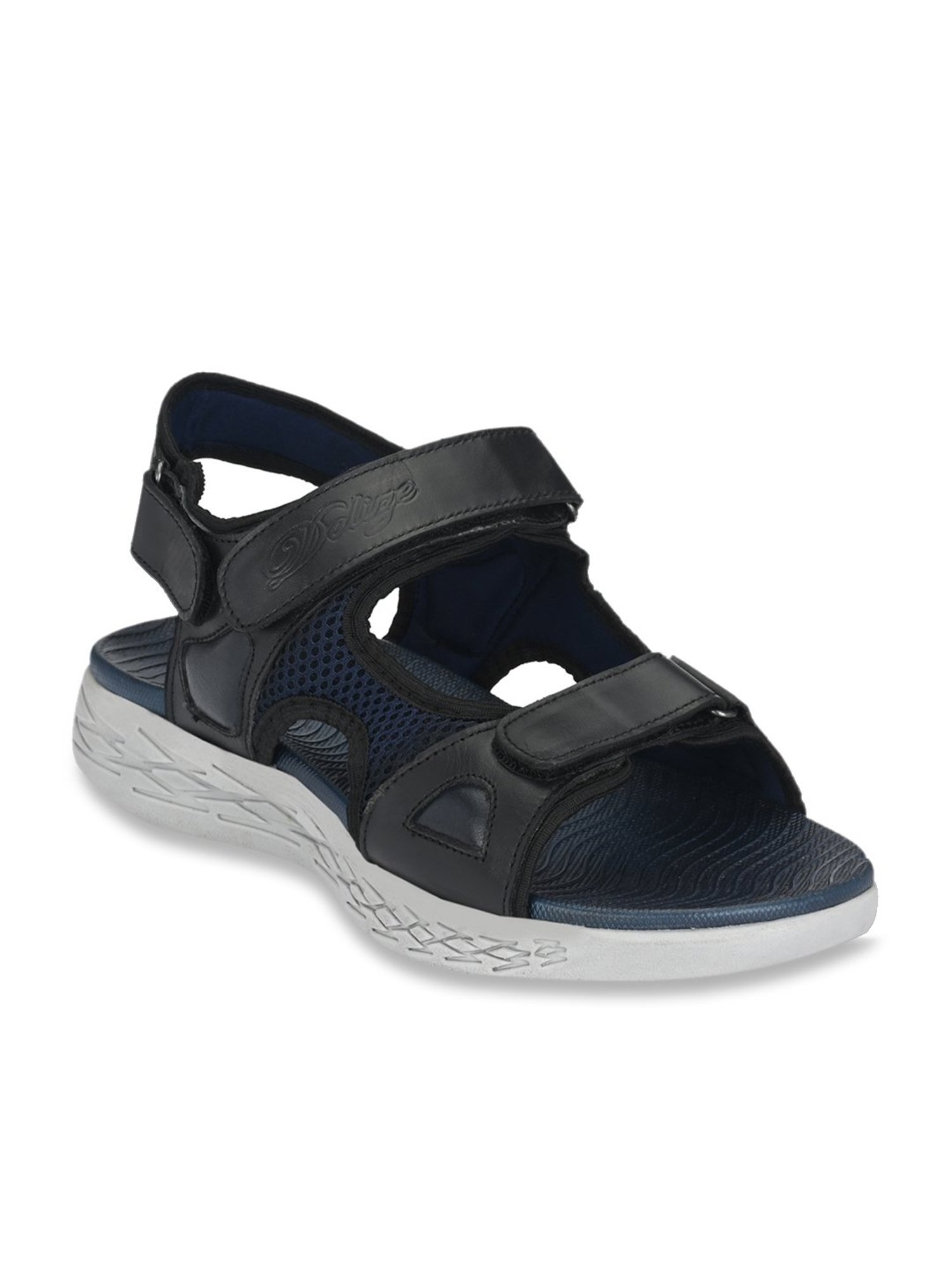 Delize Men's Blue Floater Sandals