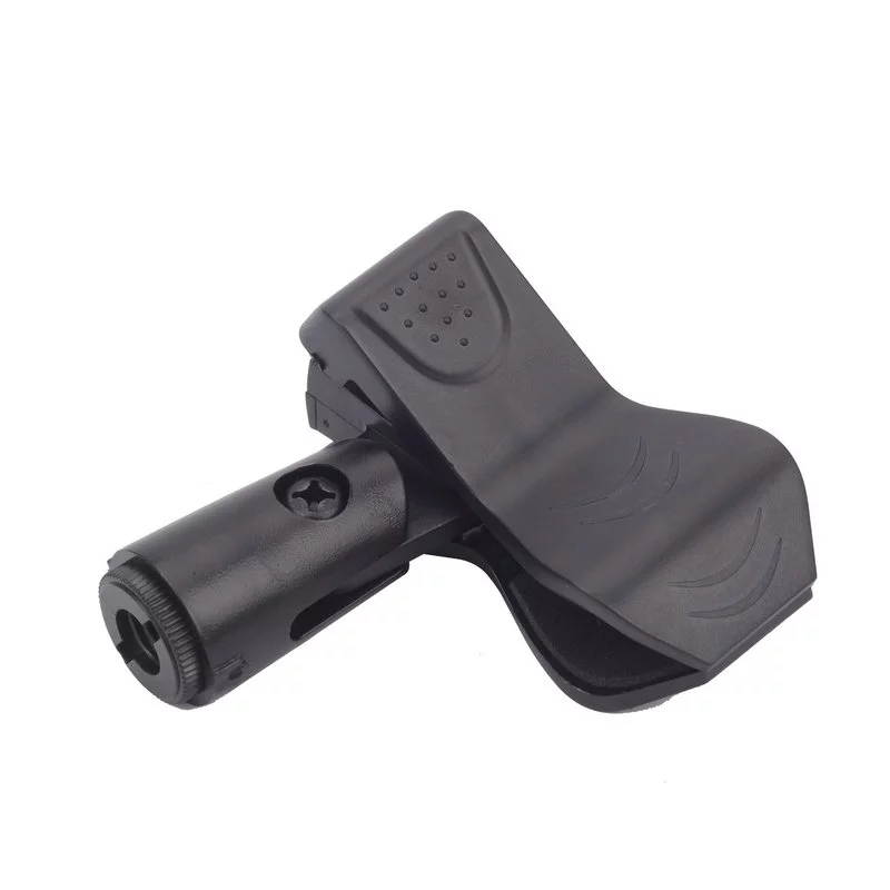 oldable Desktop Mic Stand Adjustable Angle Foldable Table Tops Microphone Mount Holder Stand Bracket Plastic Black