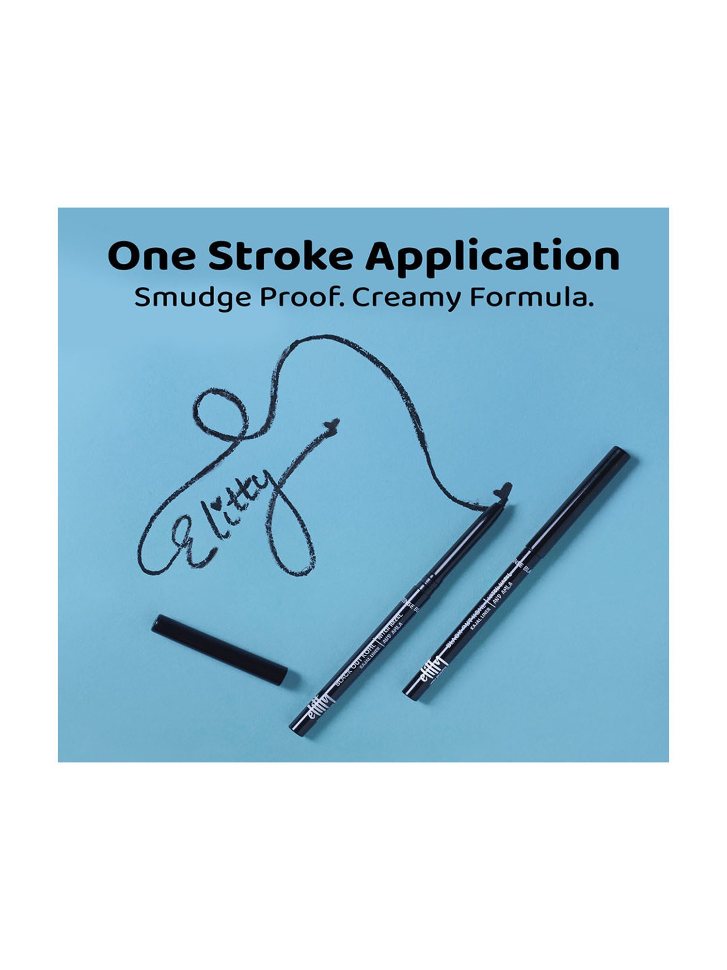 Elitty Black Out Kohl Kajal Intense Black - 0.27 gm