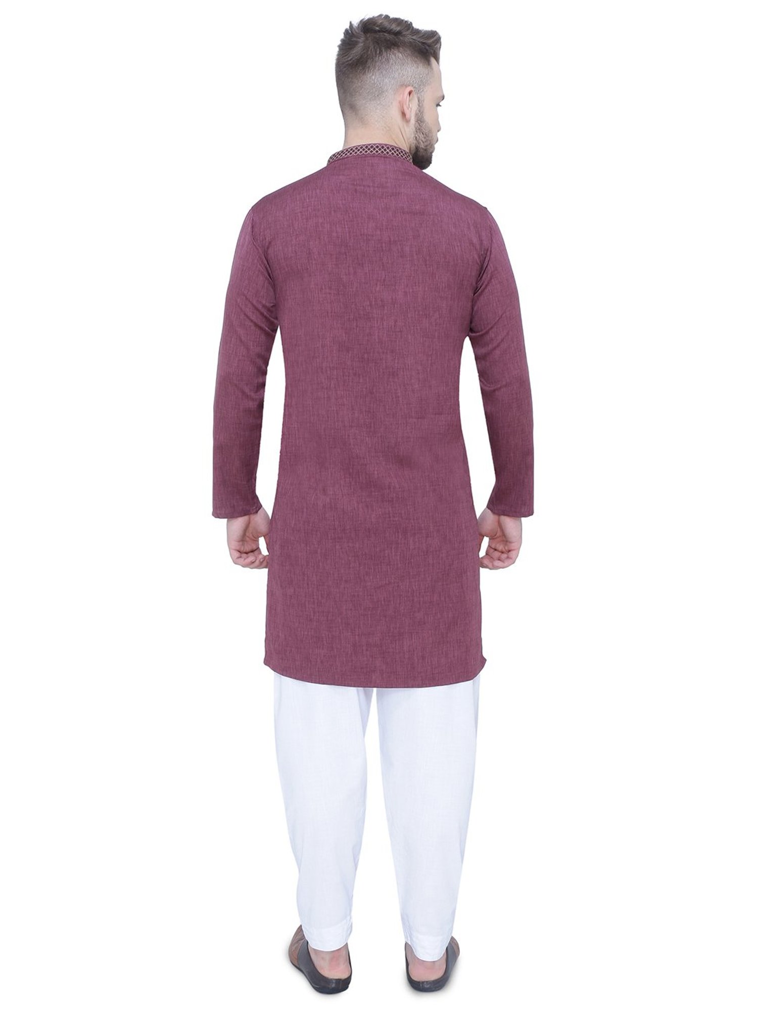 Kuons Avenue Light Purple Tailored Fit Kurta