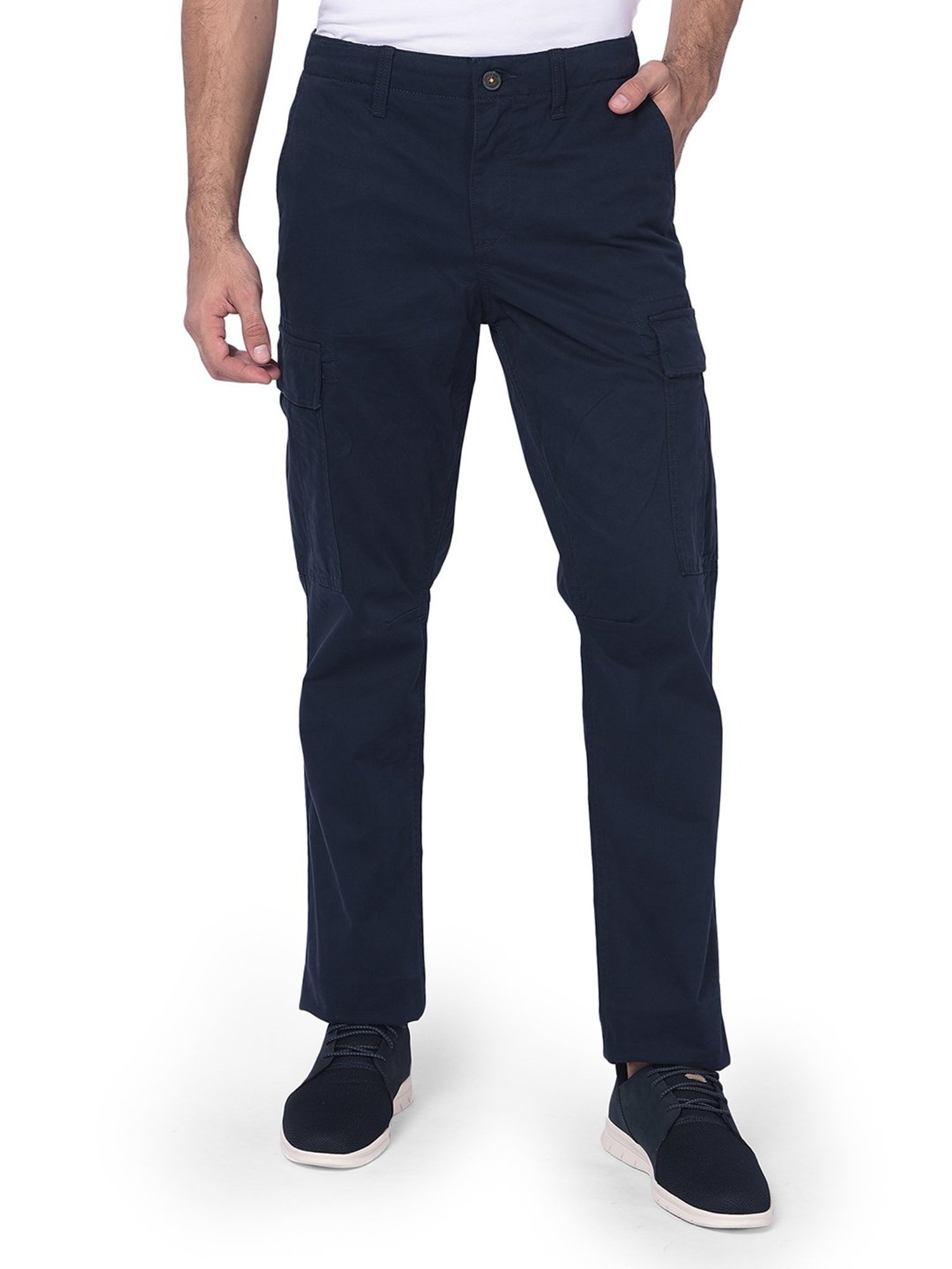 Timberland Navy Regular Fit Cargos