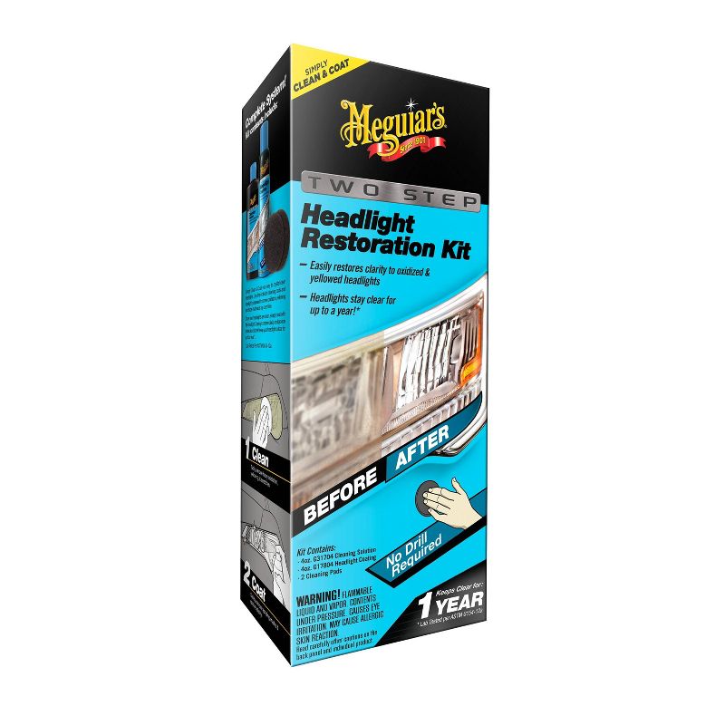 Meguiars Headlight Restoration Cleaning Kit