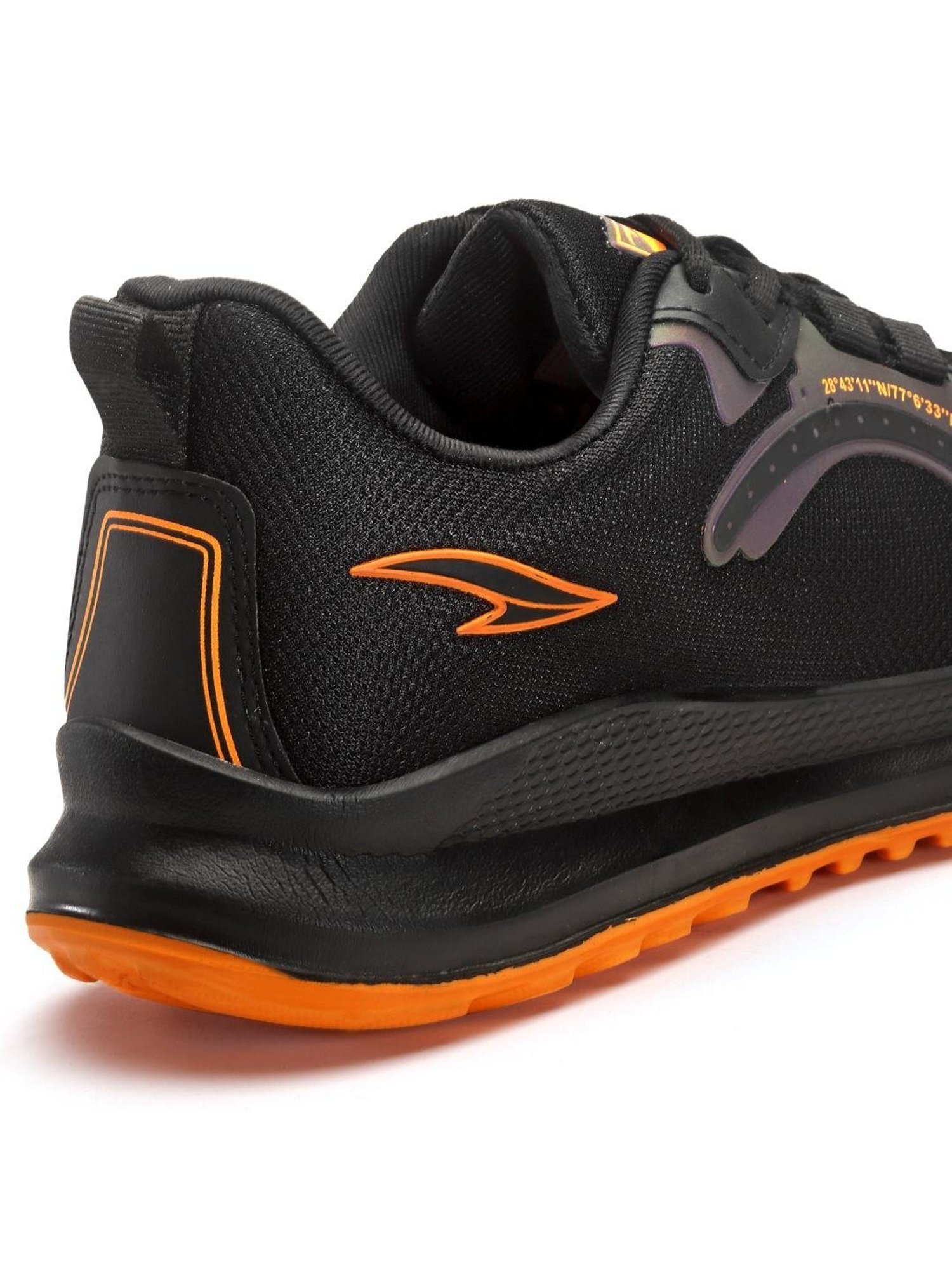 Asian Men's Black Running Shoes