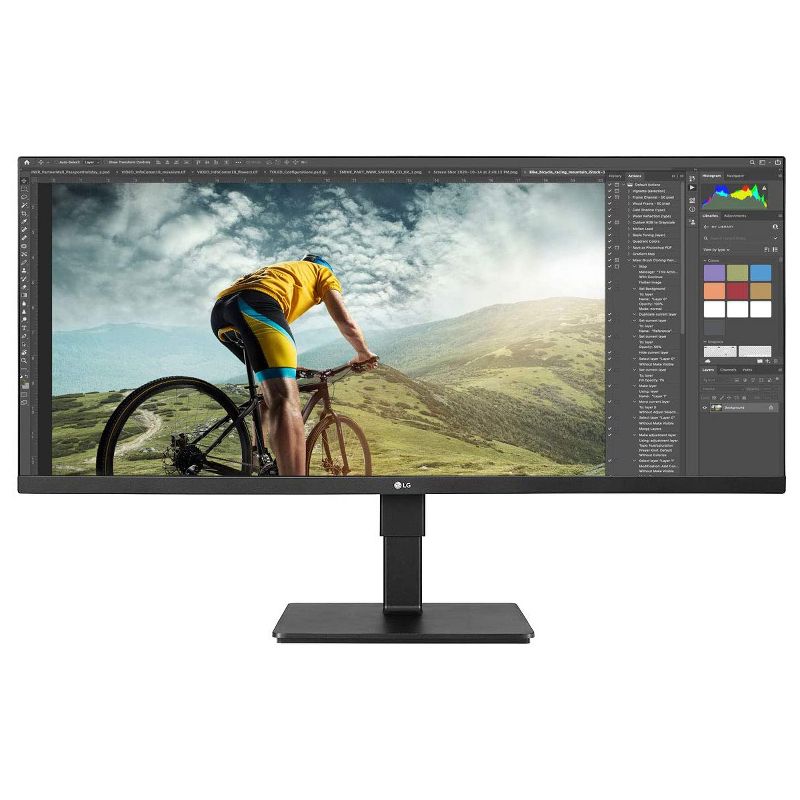 LG UltraWide 34BN670-B 34 Inch FHD 2560 x 1080 5ms GTG 75Hz 21:9 VESA DisplayHDR 400 AMD FreeSync IPS Monitor, Black