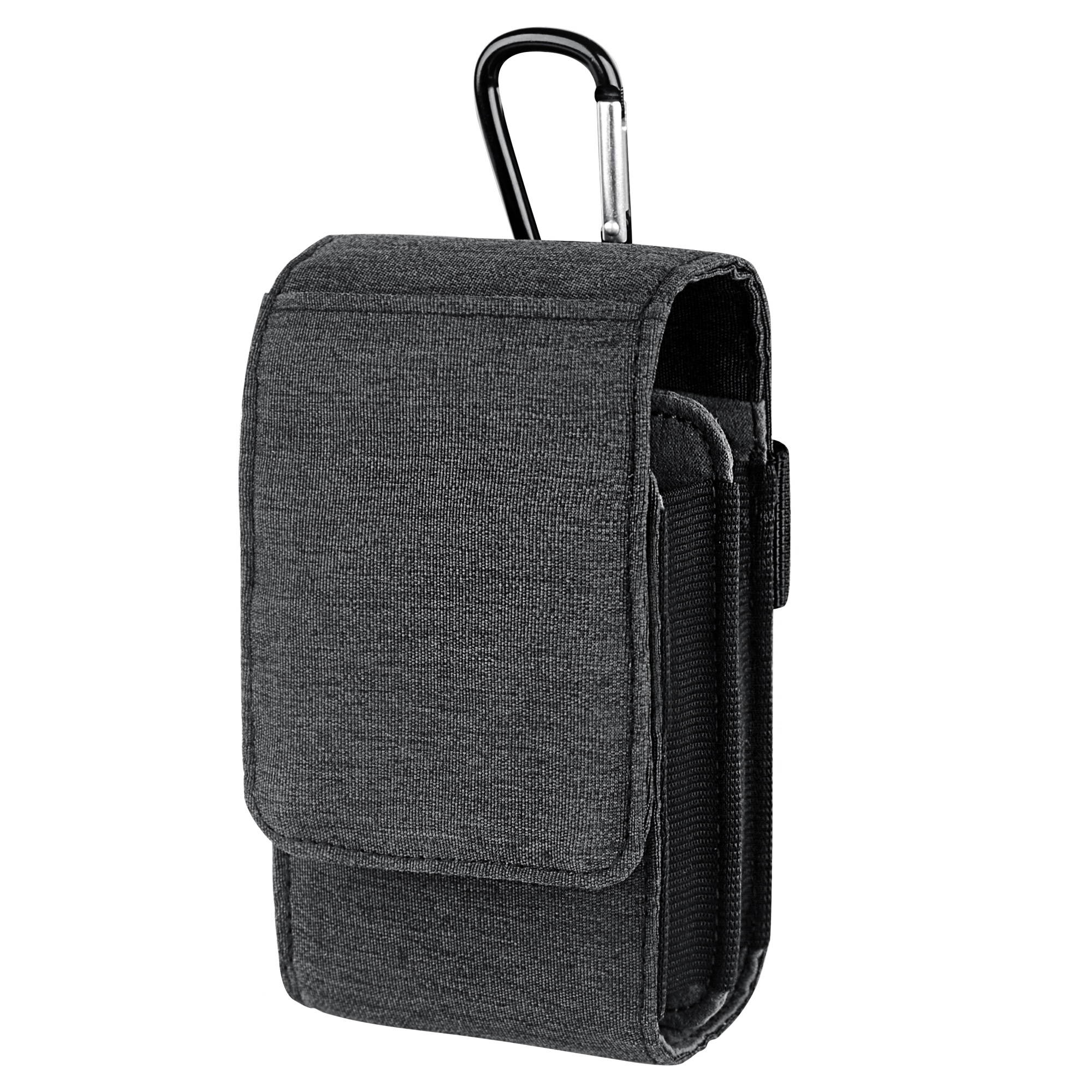 Geekria Headphone Amplifier Player Portable Case for Fiio M15, M11 Pro, M6, M9, Creative E5, G5, G6, Sony PHA-2, Shanling M6, M5S, Protective Carrying MP3 MP4 Player Bag with Room for Parts (Gray)