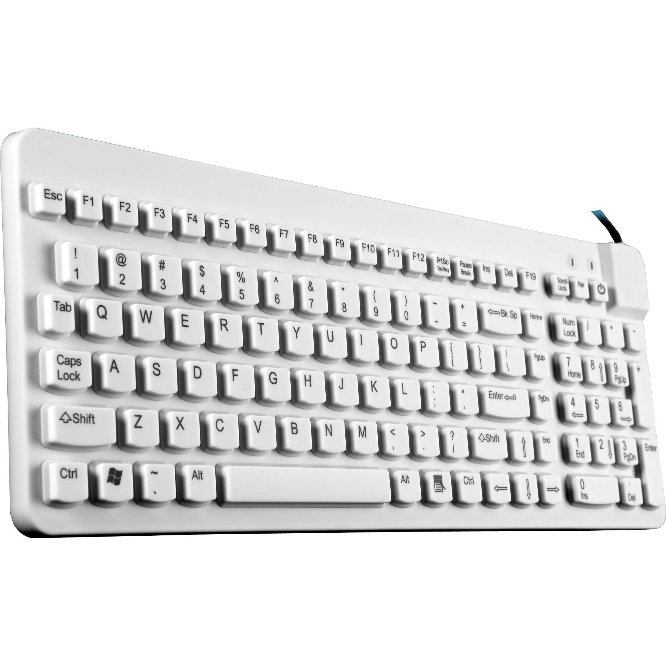 Man & Machine RCLP/W5 Really Cool Low Profile Keyboard - White