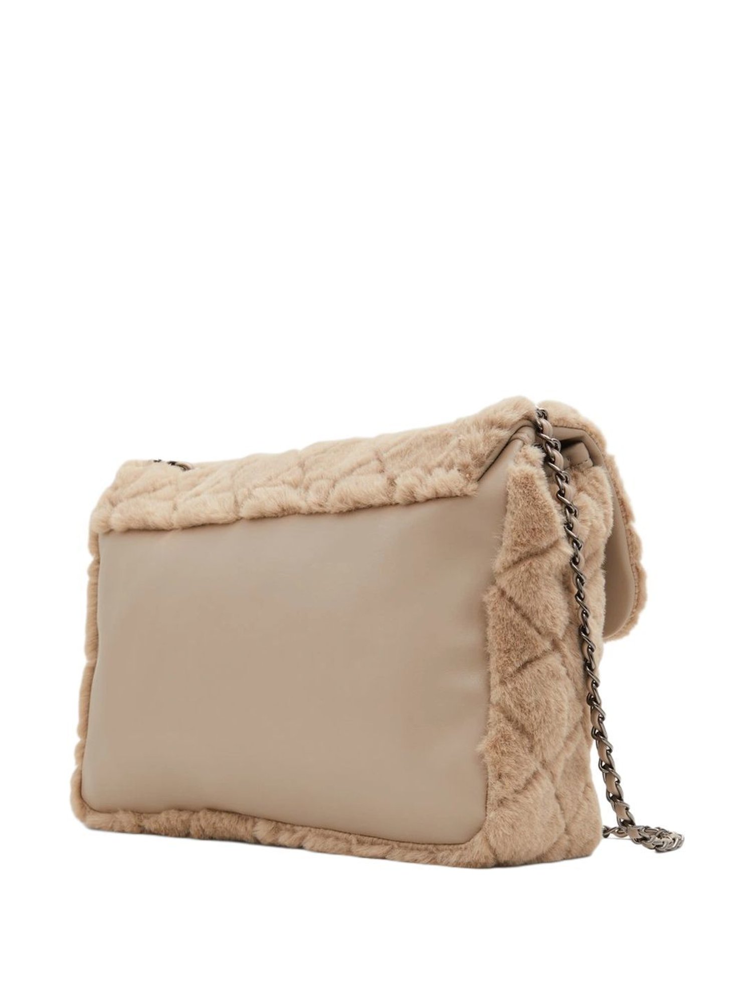 Call It Spring Beige Embroidered Medium Sling Handbag