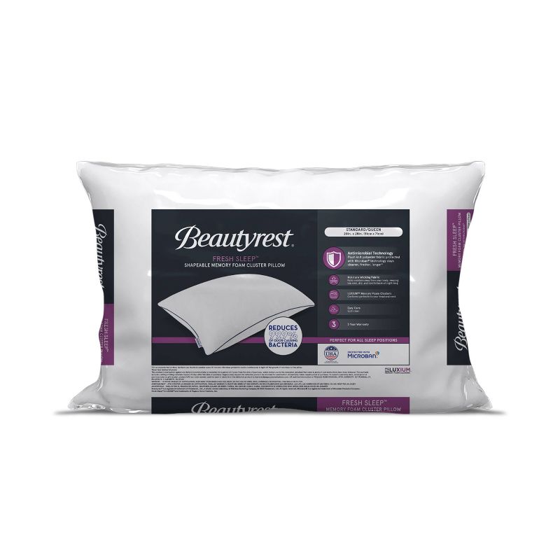 Standard/Queen 2pk Fresh Sleep Bed Pillow - Beautyrest