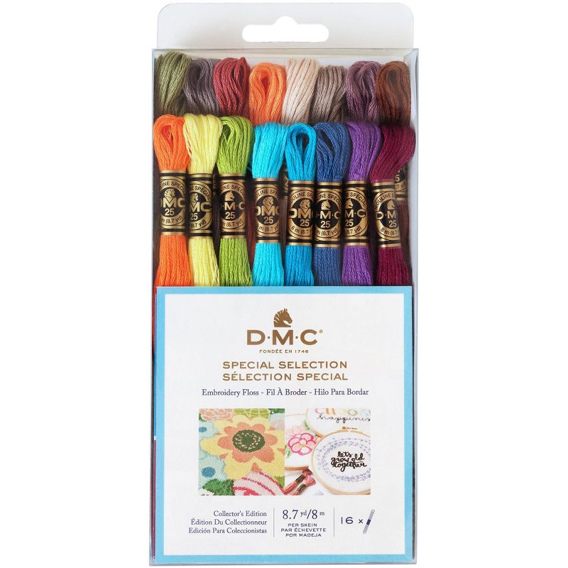 DMC Embroidery Floss Pack 8.7yd 16/Pkg-Special Selection