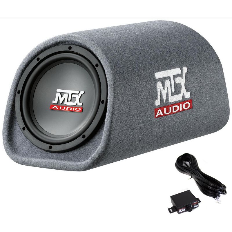 MTX Audio RT8PT 8 inch 240 Watt Loaded Subwoofer Box Enclosure Amplified Tube Vented (4 Pack)