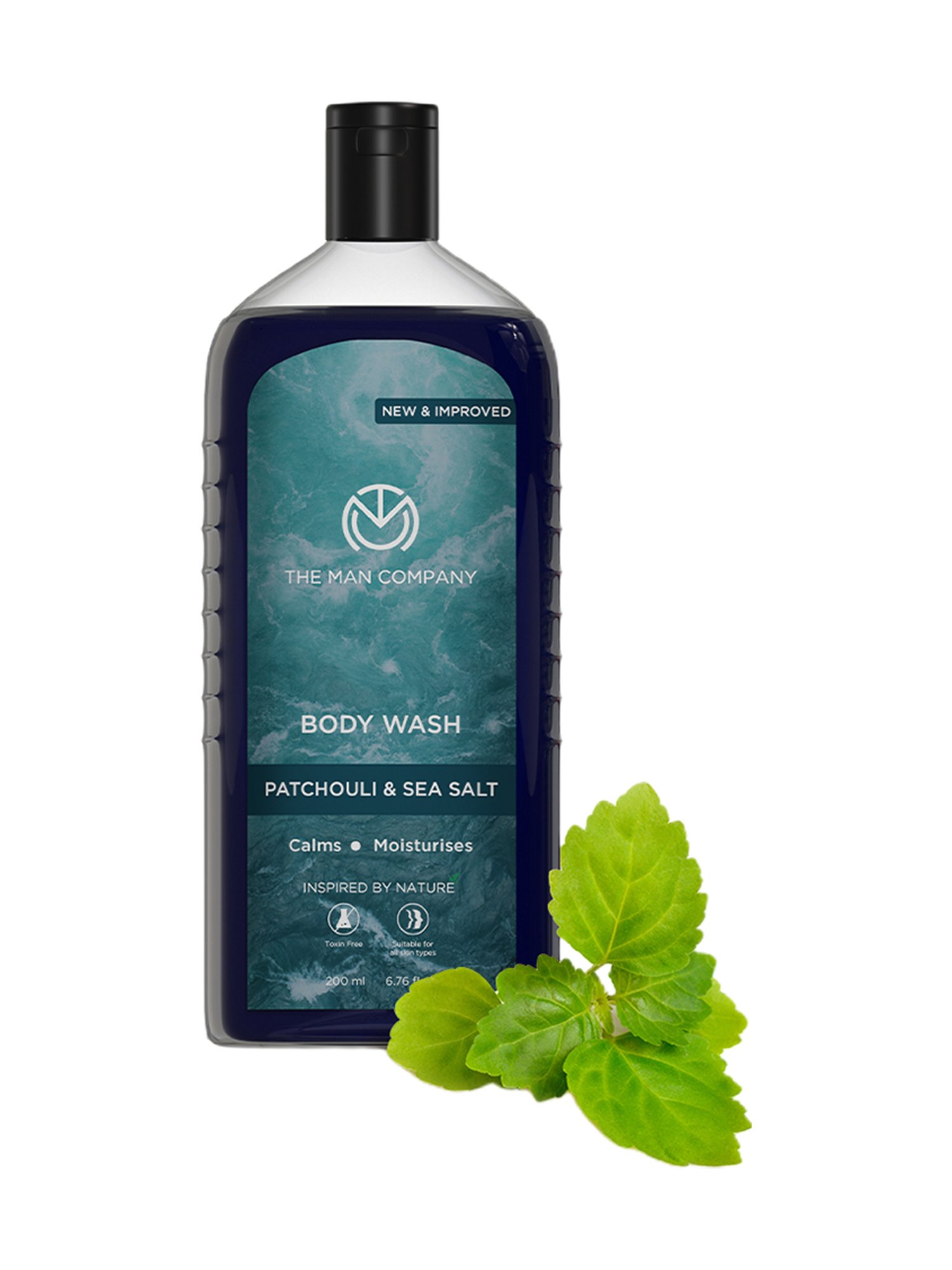 The Man Company Patchouli & Sea Salt Body Wash - 200 ml