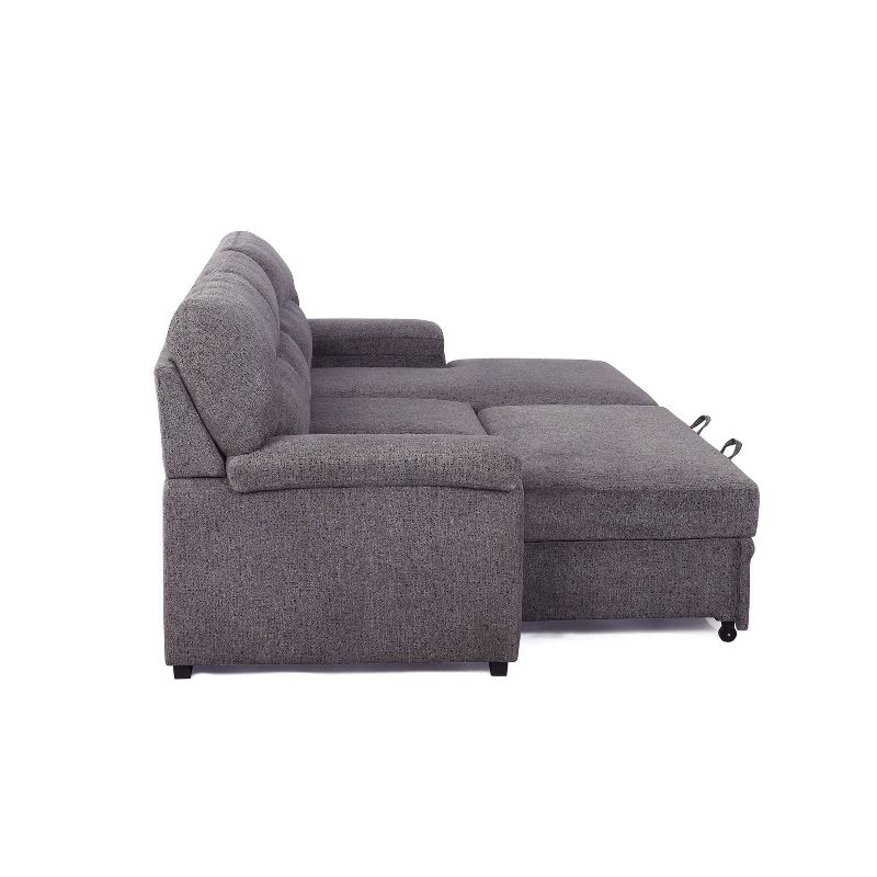 Tampa Sectional Sofa Ash Gray - Serta