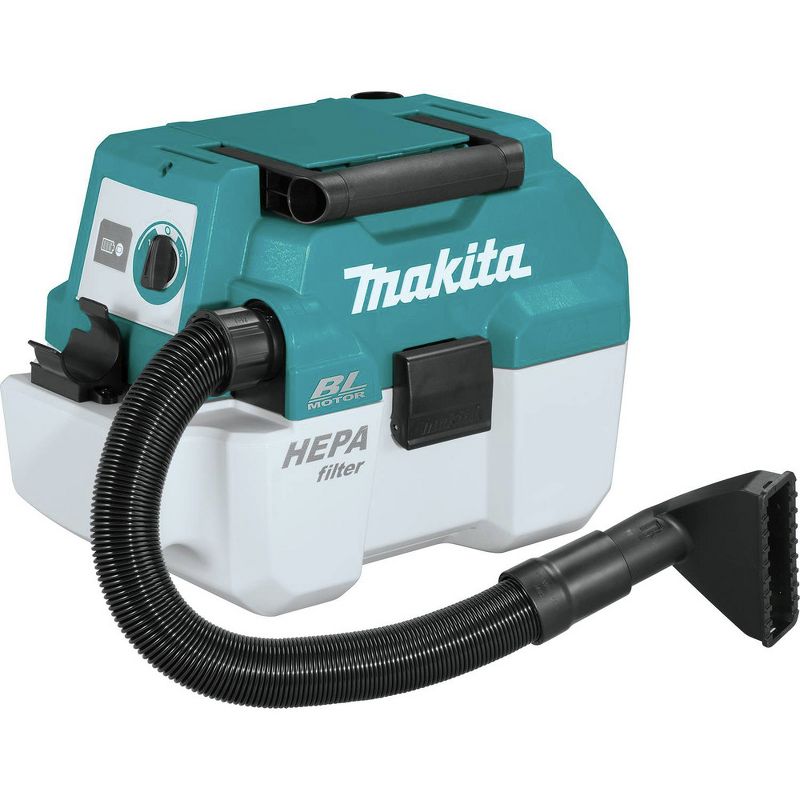 Makita XCV11Z 18V LXT Lithium-Ion Brushless 2 Gallon HEPA Filter Portable Wet/Dry Dust Extractor/Vacuum (Tool Only)