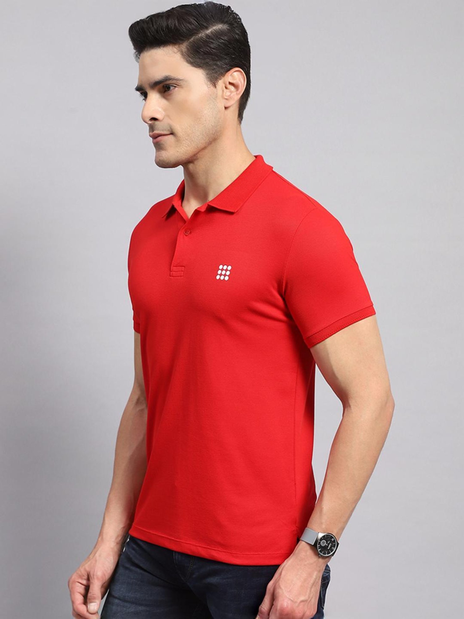 Rock.it Red Regular Fit Polo T-Shirt